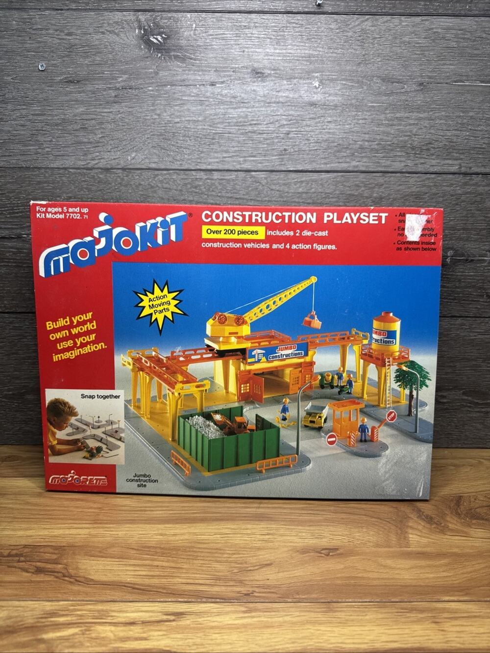 Majorette Majokit France Construction Playset Construction Site – 200 Pieces New